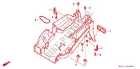 REAR FENDER for Honda CB 250 HORNET SPEED WARNING LIMIT 1999