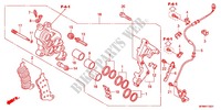 RIGHT FRONT BRAKE CALIPER (CB400A/SA) for Honda CB 400 SUPER FOUR ABS VTEC REVO Two-tone main color 2011