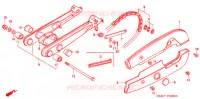SWINGARM   CHAIN CASE for Honda SUPER CUB 50 DELUXE 1992