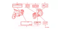 CAUTION LABEL (1) for Honda SUPER CUB 50 STANDARD 2007
