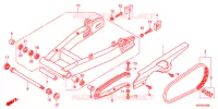 SWINGARM   CHAIN CASE for Honda CB 1300 SUPER BOL DOR EP SE 2016