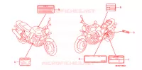 CAUTION LABEL (1) for Honda CB 400 SUPER FOUR YB 2009
