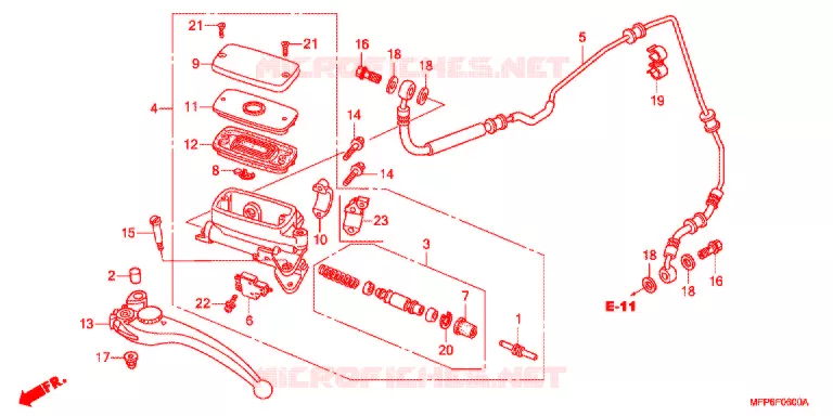 MASTER CYLINDER Honda MOTO 1300 CB 2016  CB1300AG
