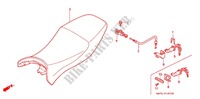 SINGLE SEAT (2) for Honda CBR 1100 SUPER BLACKBIRD 2001