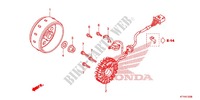 LEFT CRANKCASE COVER   ALTERNATOR (2) for Honda CBR 125 2007