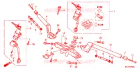 HANDLE PIPE/TOP BRIDGE (2) for Honda CBR 250 R TRICOLOR 2012