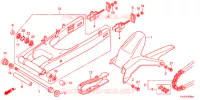 SWINGARM   CHAIN CASE for Honda CBR 250 R PRETO 2012