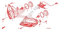 HEADLIGHT for Honda CBR 600 RR RED 2011