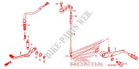 BRAKE PEDAL for Honda CBR 600 RR RED 2011