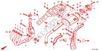 EXHAUST MUFFLER (2) for Honda CBR 600 RR RED 2012