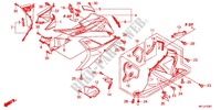 LOWER COWL (G.) for Honda CBR 600 RR RED 2012