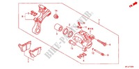 REAR BRAKE CALIPER for Honda CBR 600 RR RED 2012