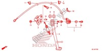 MAIN STAND   BRAKE PEDAL for Honda CBR 600 RR BLACK 2012