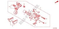 REAR BRAKE CALIPER for Honda CBR 600 RR HRC TRICOLOR 2013