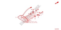 TAILLIGHT (2) for Honda CBR 600 RR TRICOLOR 2013