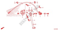 MAIN STAND   BRAKE PEDAL for Honda CBR 600 RR TRICOLOR 2014