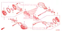 INDICATOR (2) for Honda CBR 600 RR TRICOLOR 2014