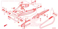SWINGARM   CHAIN CASE for Honda CBR 650 F ABS 2015