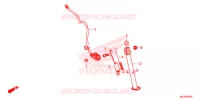 SIDE STAND for Honda CBR 650 F BLACK 2016