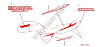 STICKERS (COULEUR PLEINE/COULEUR DEUX TONS) for Honda CB 1300 SUPER FOUR STRIPES 2001