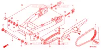 SWINGARM   CHAIN CASE for Honda CB 1300 SUPER TOURING 2010