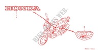 STICKERS for Honda CB 400 FOUR With Speed warning light 1997