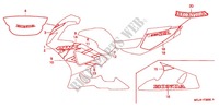 STICKERS (CBR900RR'00,'01) for Honda CBR 929 RR 2001