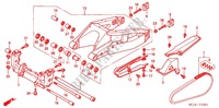 SWING ARM (CBR900RR'02,'03) for Honda CBR 954 RR 2002