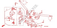 HANDLEBAR   TRIPLE CLAMP   STEERING STEM (CBX125F) for Honda CBX 125 1993