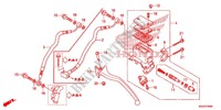 REAR BRAKE MASTER CYLINDER  for Honda S WING 125 ABS 2ED 2012