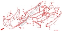 FLOOR PANEL   SIDE SKIRT (CHF501/2/3/4/5/7/S7) for Honda 50 CREA SCOOPY SILVER 2003