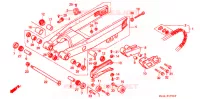 SWINGARM   CHAIN CASE for Honda CR 500 R 1997