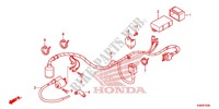 WIRE HARNESS/BATTERY for Honda CRF 125 F 2015