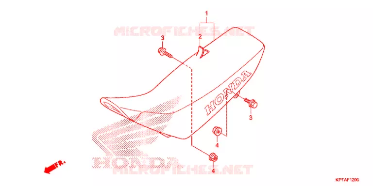 SINGLE SEAT (2) Honda MOTO 150 CRF 2012  CRF150FC