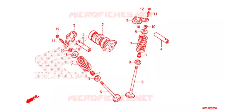 CAMSHAFT Honda MOTO 150 CRF 2013  CRF150FD
