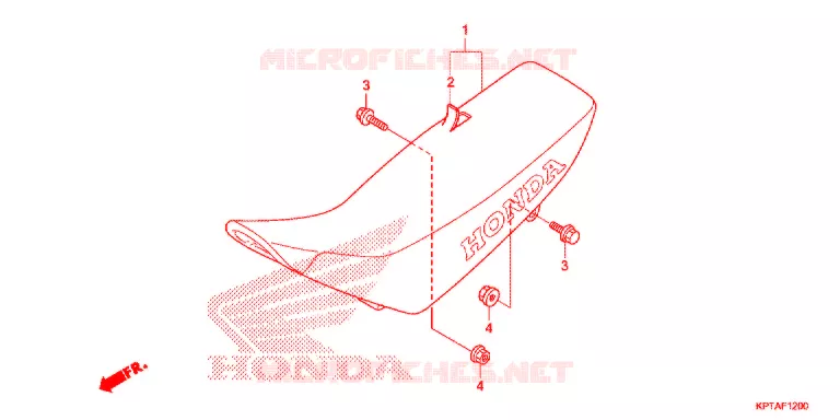 SINGLE SEAT (2) Honda MOTO 150 CRF 2013  CRF150FD