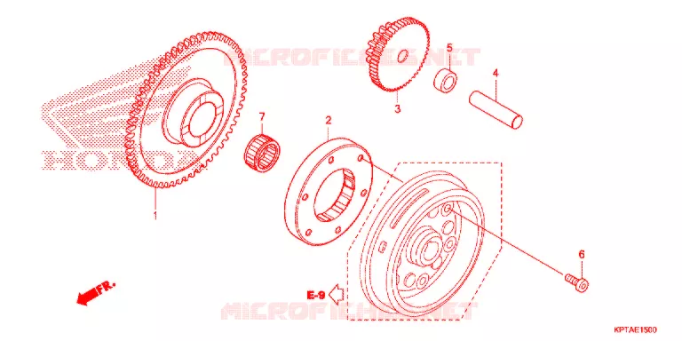 STARTER MOTOR CLUTCH Honda MOTO 150 CRF 2003  CRF150F3
