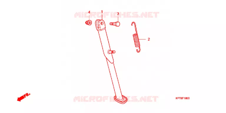 SIDE STAND Honda MOTO 150 CRF 2016  CRF150FF