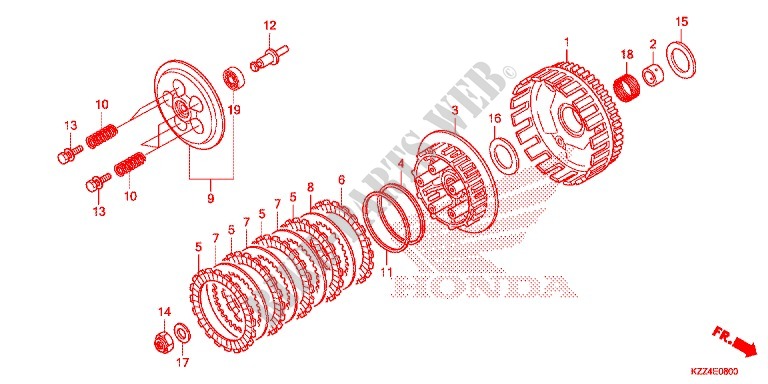 CLUTCH for Honda CRF 250 L 2016