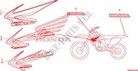 STICKERS (CRF250X'08,'09,'11,'12) for Honda CRF 250 X 2008