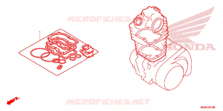GASKET KIT Honda MOTO 450 CRF 2012  CRF450RC