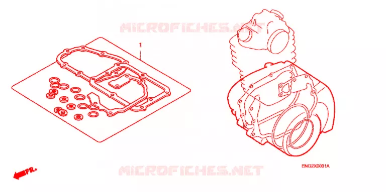 GASKET KIT Honda MOTO 450 CRF 2012  CRF450RC