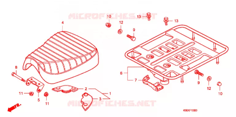 LUGGAGE RACK Honda MOTO 110 CT 2007  CT1106