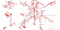 STAND   PEDAL  for Honda CT 110 TRAIL 1994