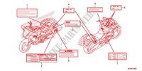 CAUTION LABEL (1) for Honda CTX 1300 ABS 2014