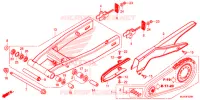 SWINGARM   CHAIN CASE for Honda CB 400 X ABS 2017