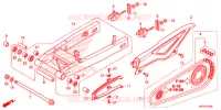 SWINGARM   CHAIN CASE for Honda CTX 700 N DCT ABS 2016