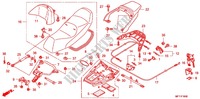 SINGLE SEAT (2) for Honda SILVER WING 400 GT 2014