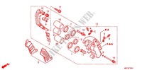 FRONT BRAKE CALIPER (FJS400L9) for Honda SILVER WING 400 GT 2012