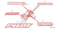 STICKERS for Honda FL 400 ODYSSEY PILOT 1989